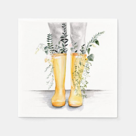 Serviette En Papier Flux et croissance I (Devant)