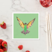 Serviette En Papier Flying Bird (En situation)