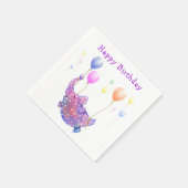 Serviette En Papier Flying Elephant Funny Anniversaire serviettes (Coin)