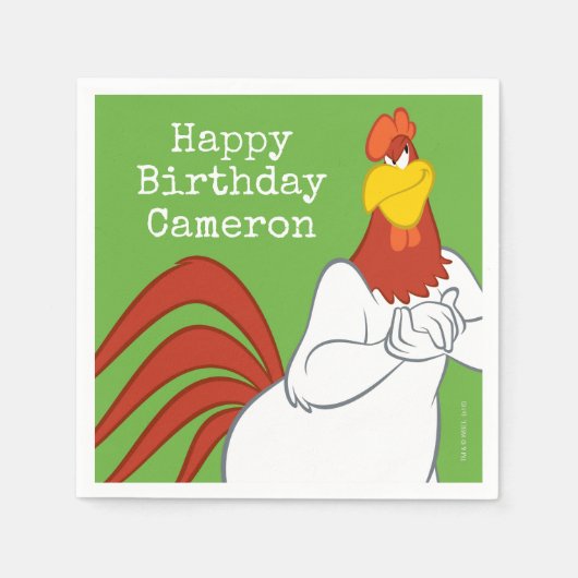 Serviette En Papier Foghorn Leghorn | Mauvais regard (Devant)