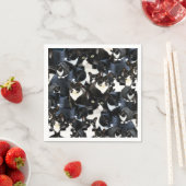 Serviette En Papier Folie de chats de Tuxedo (En situation)