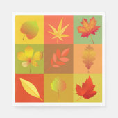 Serviette En Papier Folithe d'automne (Devant)