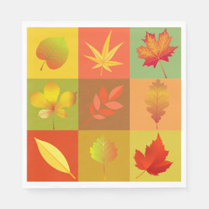 Serviette En Papier Folithe d'automne