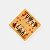 Serviette En Papier Folklore alsacien, France (Coin)