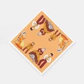 Serviette En Papier Folklore de Lorraine, France (Coin)