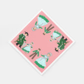 Serviette En Papier Folklore du CENTRE, France (Coin)