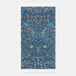Serviette En Papier Fond bleu Morris Vintage motif Blackthorn