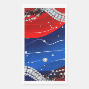 Serviette En Papier Fond de luxe Étincelle de Diamant