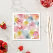 Serviette En Papier Fond pastel abstrait (En situation)