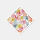 Serviette En Papier Fond pastel abstrait (Coin)