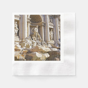 Serviette En Papier Fontaine de Trevi Rome Photographie