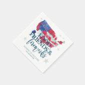 Serviette En Papier Food Friends Fireworks | Fourth of July Party (Coin)