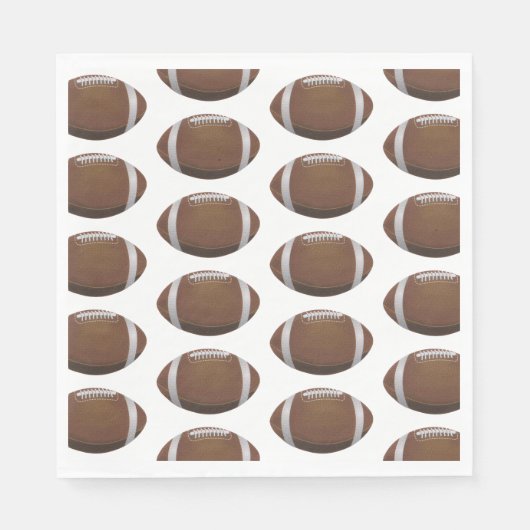 Serviette En Papier "Football" (Devant)