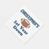 Serviette En Papier Football 1er anniversaire (Coin)