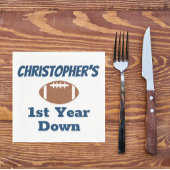 Serviette En Papier Football 1er anniversaire