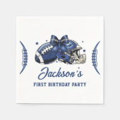 Serviette En Papier Football 1er anniversaire Napkins (Devant)