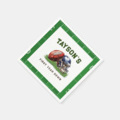 Serviette En Papier Football américain première année bas 1er annivers (Coin)