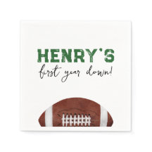 Football Anniversaire fête Napkin