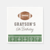 Serviette En Papier Football Boy Anniversaire Party (Devant)