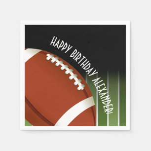 Serviette En Papier Football Field Anniversaire