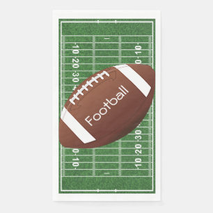 Serviette En Papier Football Field Ball Design Guest Towel Napkin
