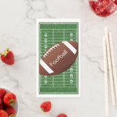 Serviette En Papier Football Field Ball Design Guest Towel Napkin (En situation)