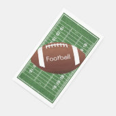 Serviette En Papier Football Field Ball Design Guest Towel Napkin (Coin)