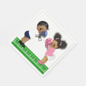 Serviette En Papier Football Genre Révéler Baby shower Papier Napkin (Coin)
