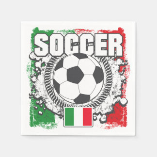 Serviette En Papier Football Italie