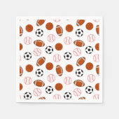 Serviette En Papier Football Sport Motif (Devant)