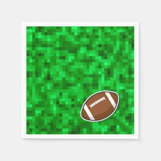 Serviette En Papier Football Sports Turf Touchdown Fans Game Fun
