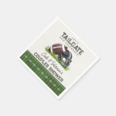 Serviette En Papier Football Tailgate & Celebrate Touchdown Couples (Coin)