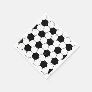 Serviette En Papier Football Thème Anniversaire