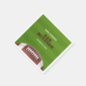 Serviette En Papier Football Thème Bar Mitzvah (Coin)