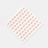 Serviette En Papier Foral Blouse (Coin)