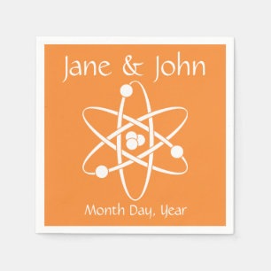 Serviette En Papier Forces attractives dans les serviettes orange