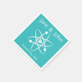 Serviette En Papier Forces attractives dans les serviettes Turquoise (Coin)