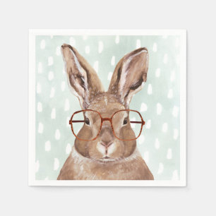Serviette En Papier Forester à quatre roues   Lapin Lapin
