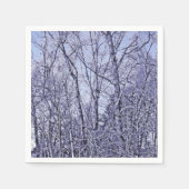 Serviette En Papier Forêt À Twilight (Devant)