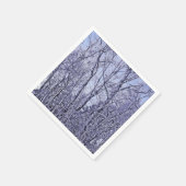Serviette En Papier Forêt À Twilight (Coin)