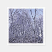 Serviette En Papier Forêt à Twilight (Devant)