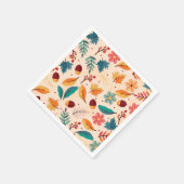 Serviette En Papier Forêt d'automne (Coin)