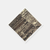Serviette En Papier Forêt de Birch Nature (Coin)