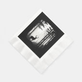 Serviette En Papier Forêt de cerfs faune (Coin)