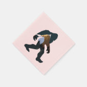 Serviette En Papier Forêt de nuit Bigfoot (Coin)