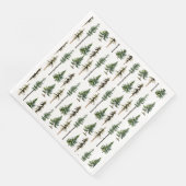 Serviette En Papier Forêt d'épinette de sapin des bois (Coin)