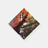 Serviette En Papier Forêt d'érable feuilles automne botanique (Coin)
