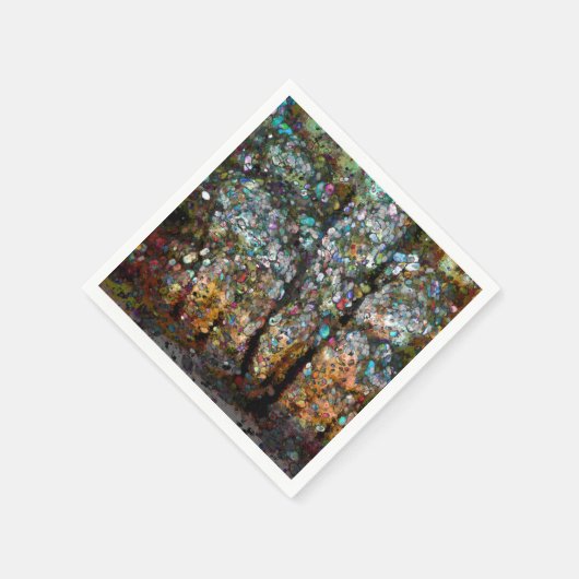 Serviette En Papier Forêt enchantée (Coin)