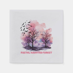 Serviette En Papier Forêt hôtelière Pastel