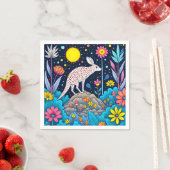 Serviette En Papier Forêt nocturne (En situation)